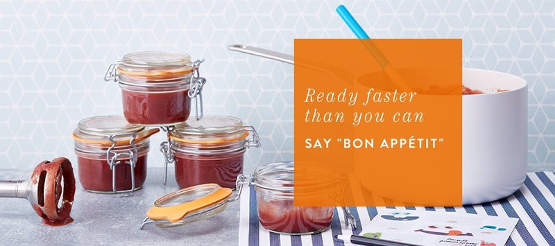 Le Parfait Super Terrine Jar | 4oz (Pack of 4) 125ml French Glass Jar  Airtight Rubber Seal & Glass Lid | Glass Jars for Kitchen Organization and Storage Containers for Essentials - Image 3